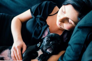 Sweet Dreams: Dog Sleeping Positions with Owner